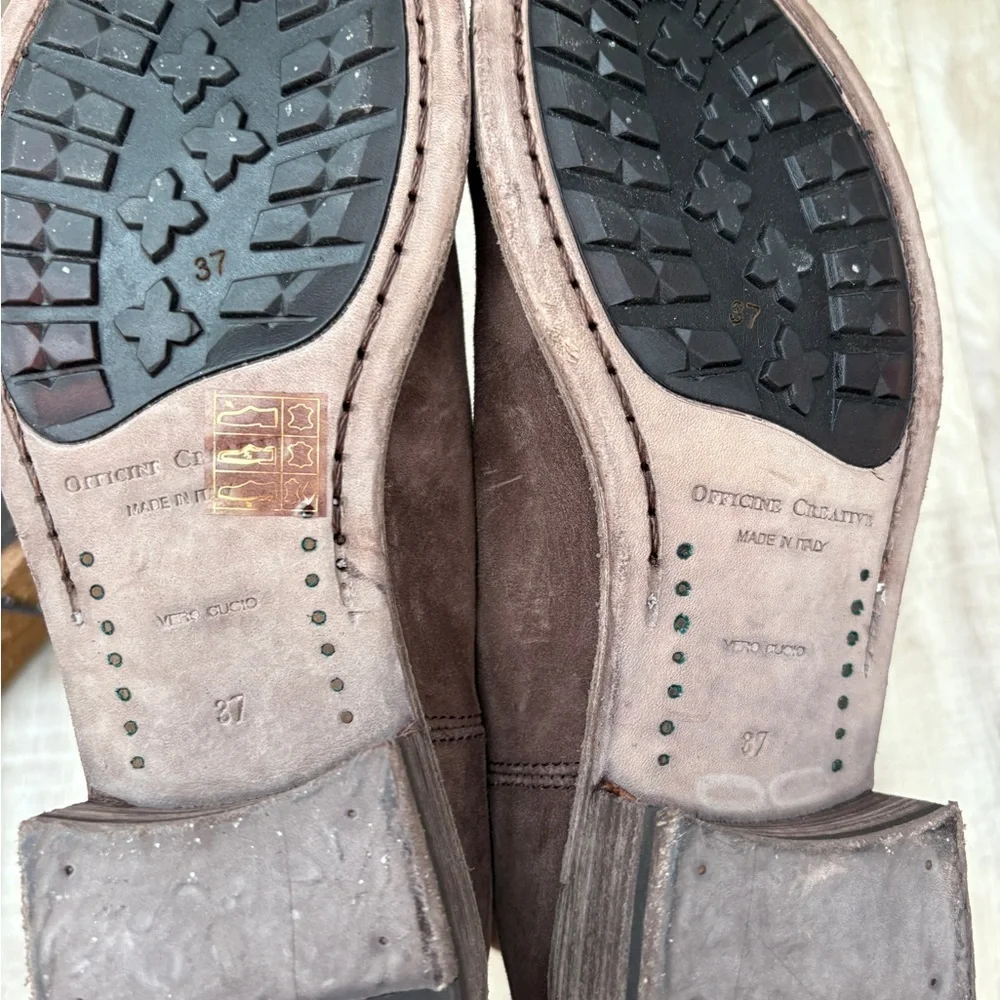 Officine Creative Brown Chelsea Boots